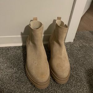 steve madden moira sand suede boots
